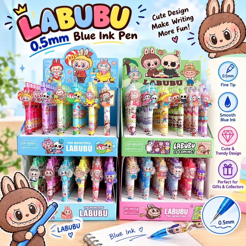 Labubu (0.5mm Blue Ink Pen)