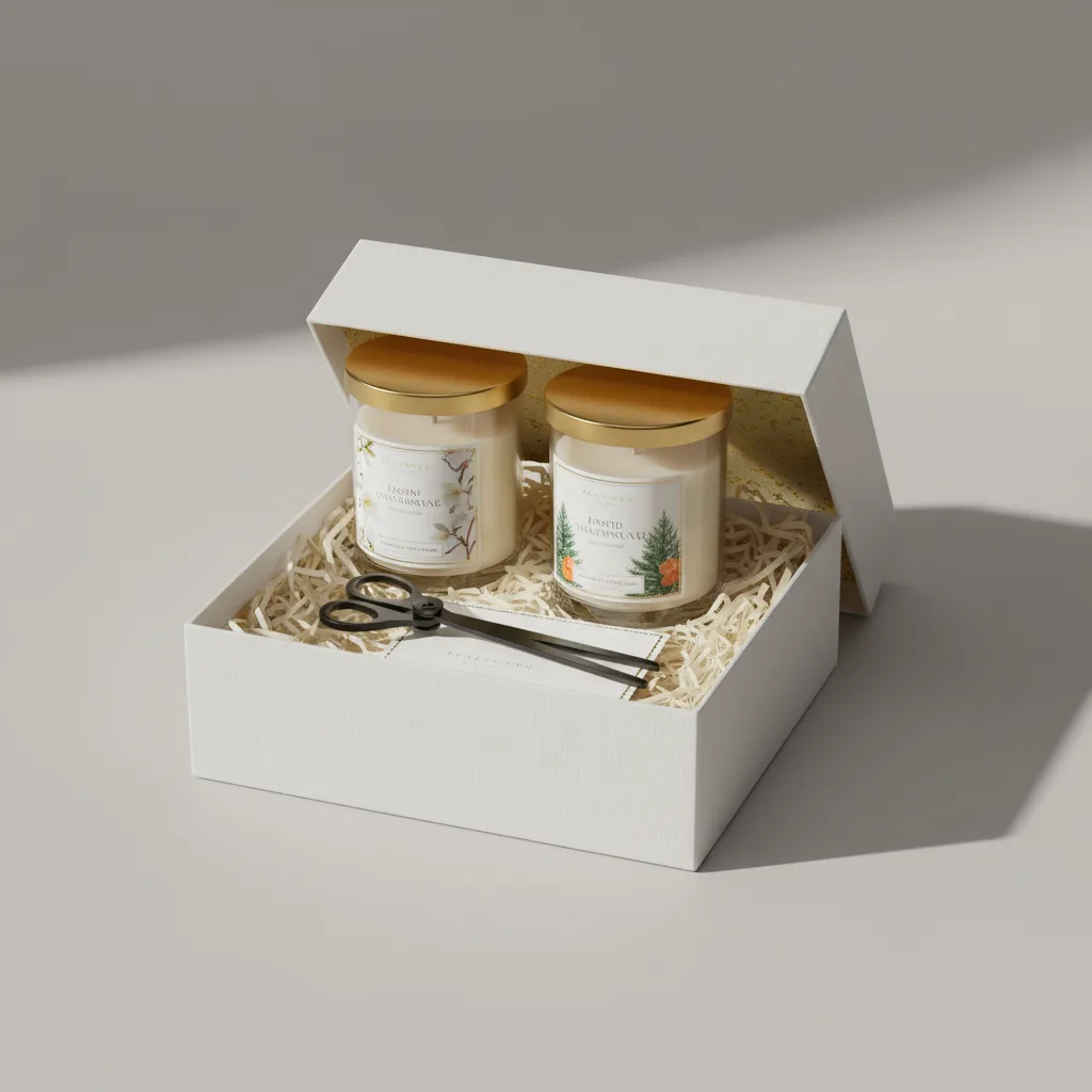 Gift Set — Two Candles & Trimmer