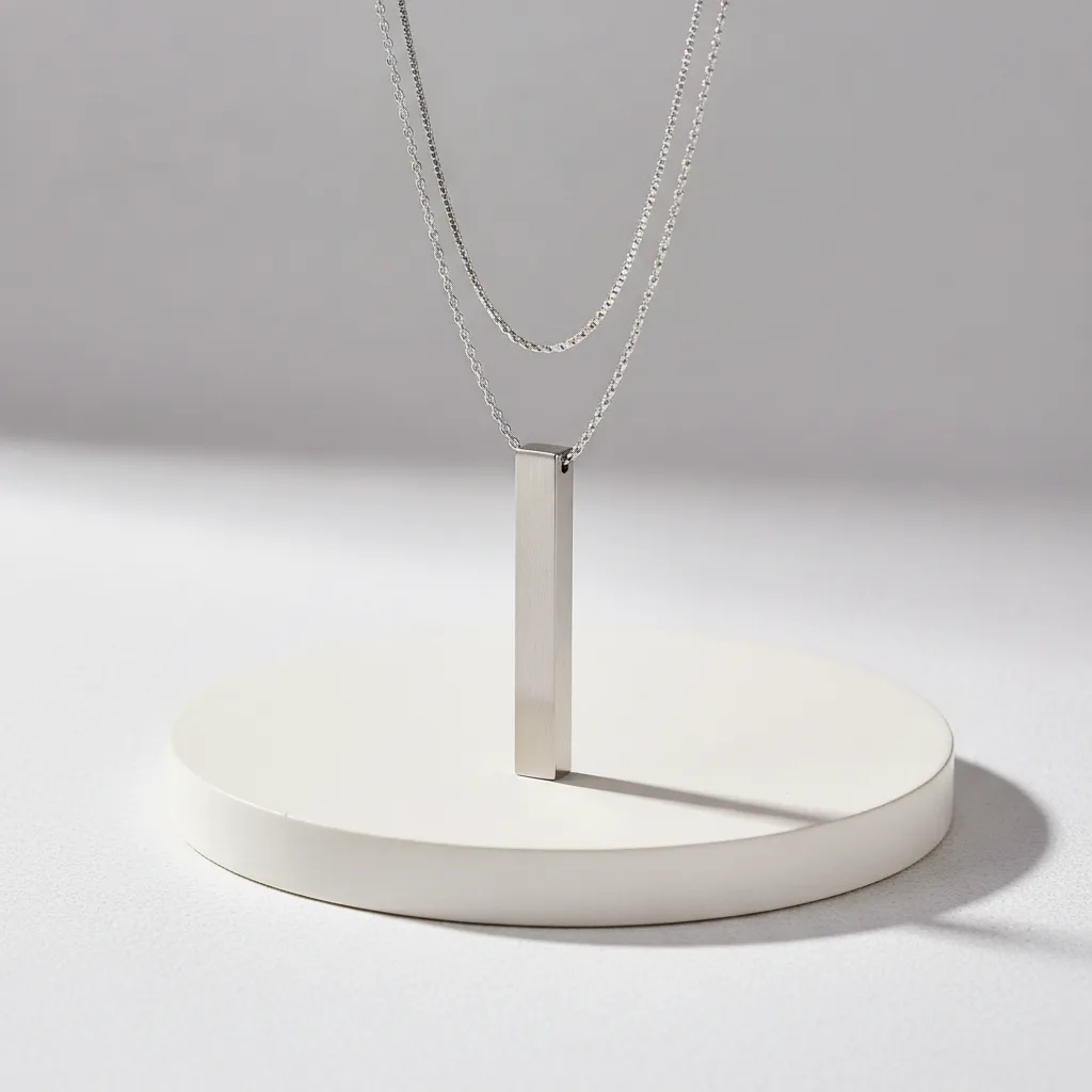 Bar Pendant Necklace