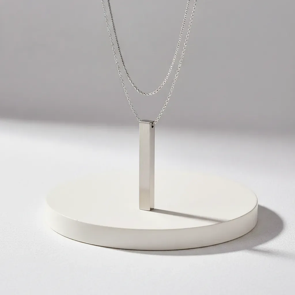 Bar Pendant Necklace
