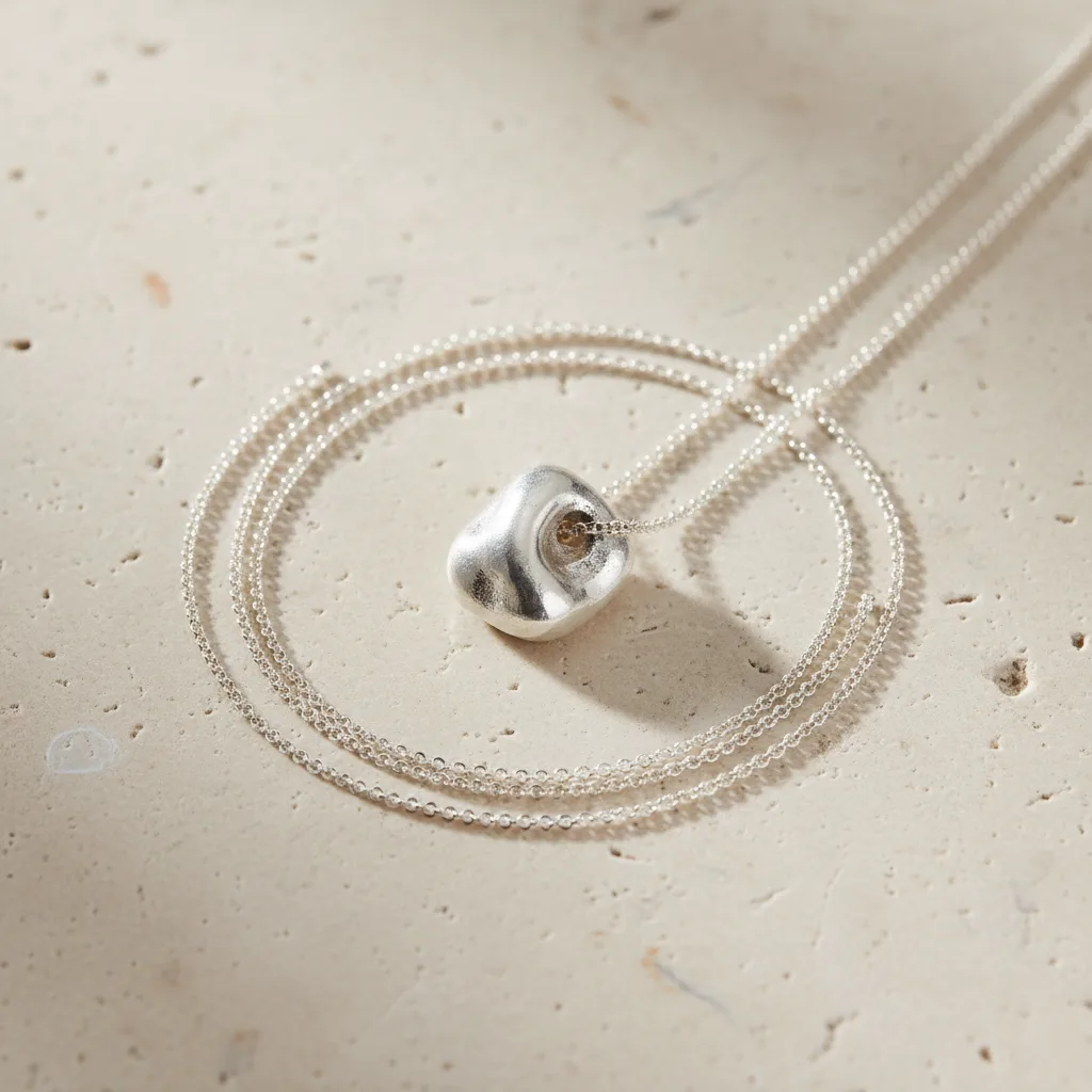 Pebble Pendant Necklace