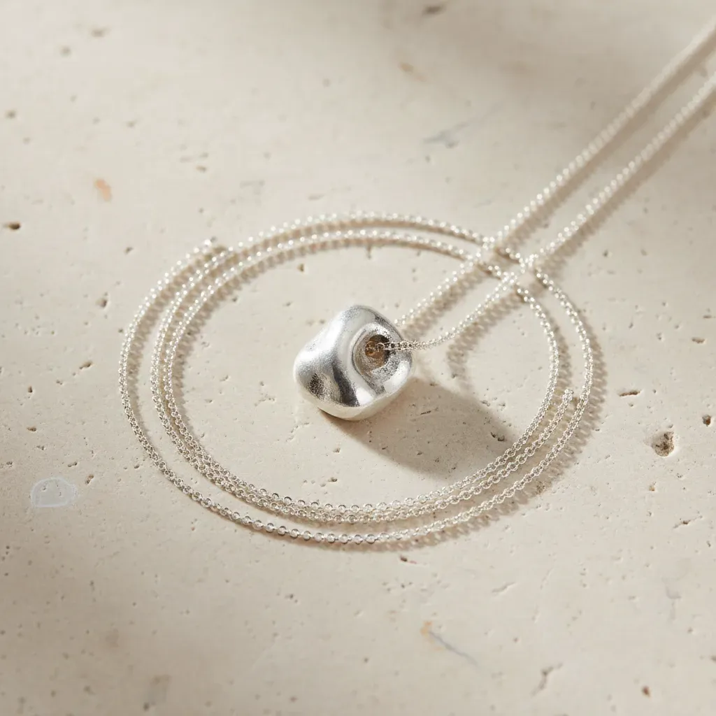 Pebble Pendant Necklace