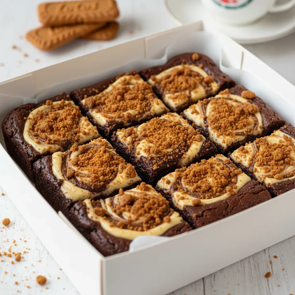 Biscoff Cheesecake Brownie (box of 9)