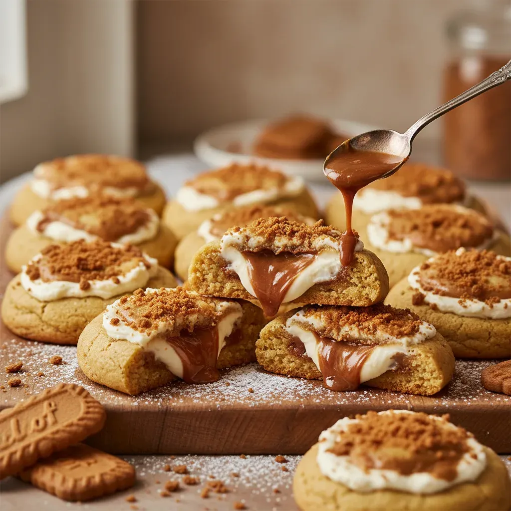 Biscoff Cheesecake Stuffed