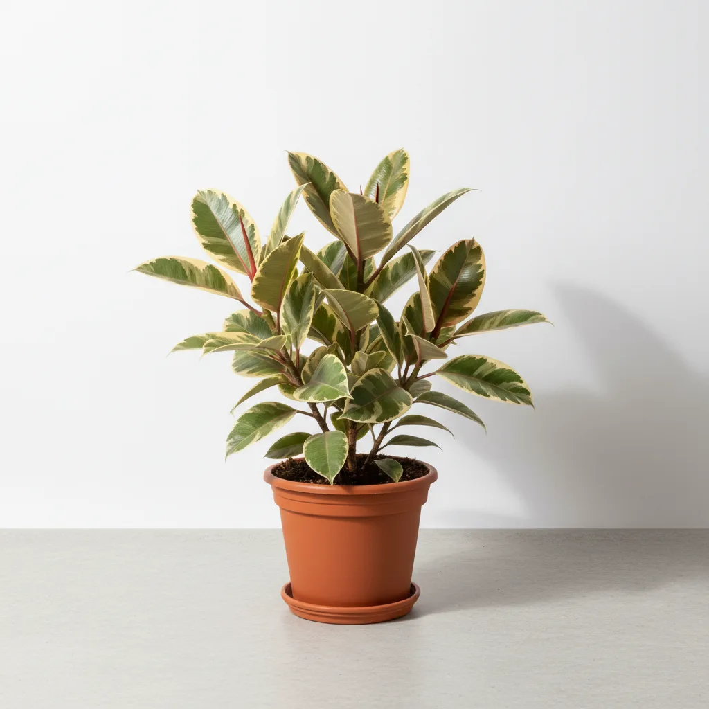 Rubber Plant 'Tineke', 20cm pot