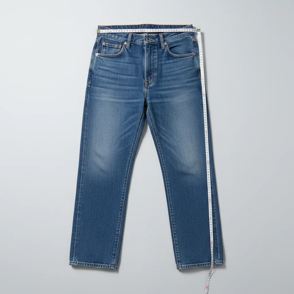 High-Waist Straight Jeans