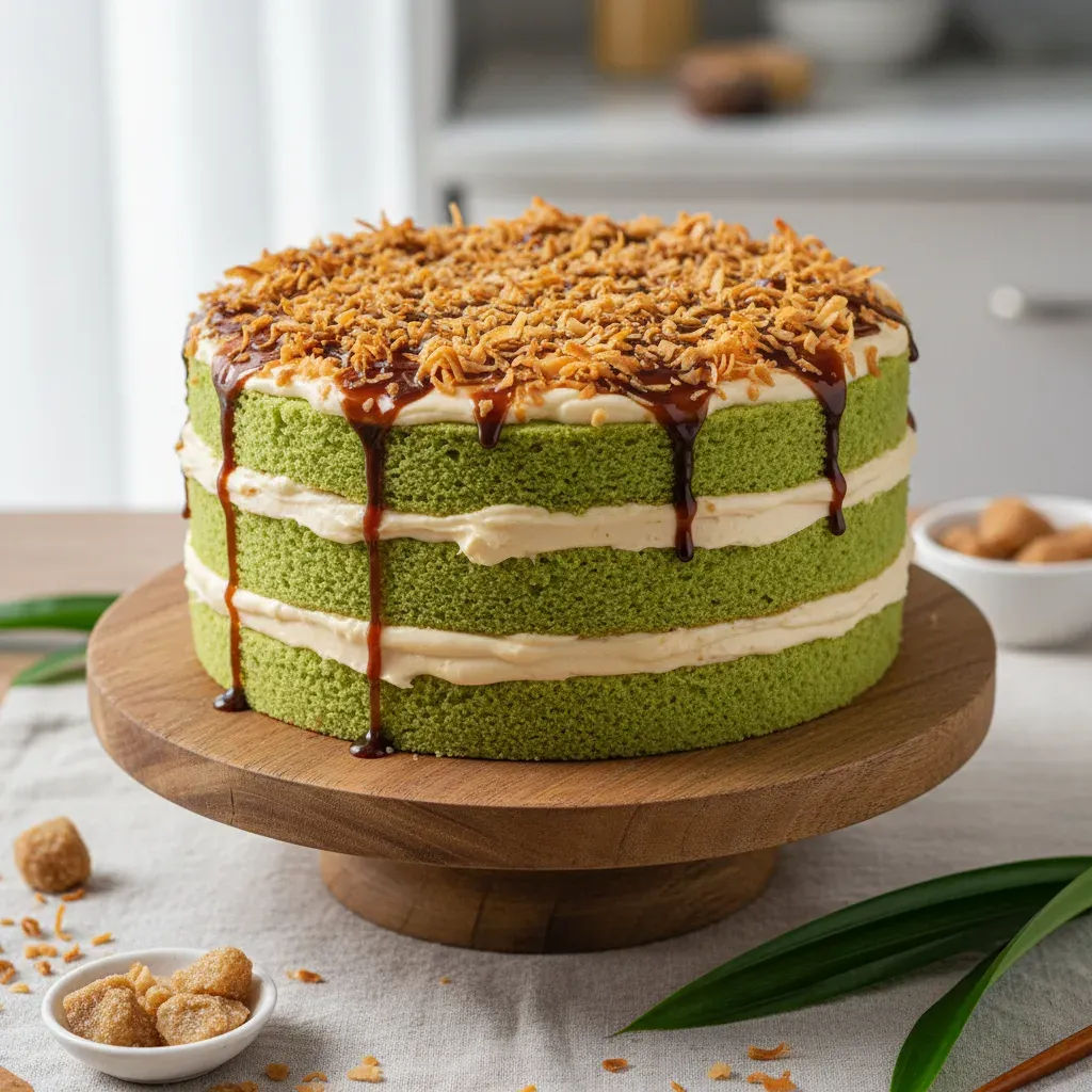 Pandan Gula Melaka Cake, 7 inch