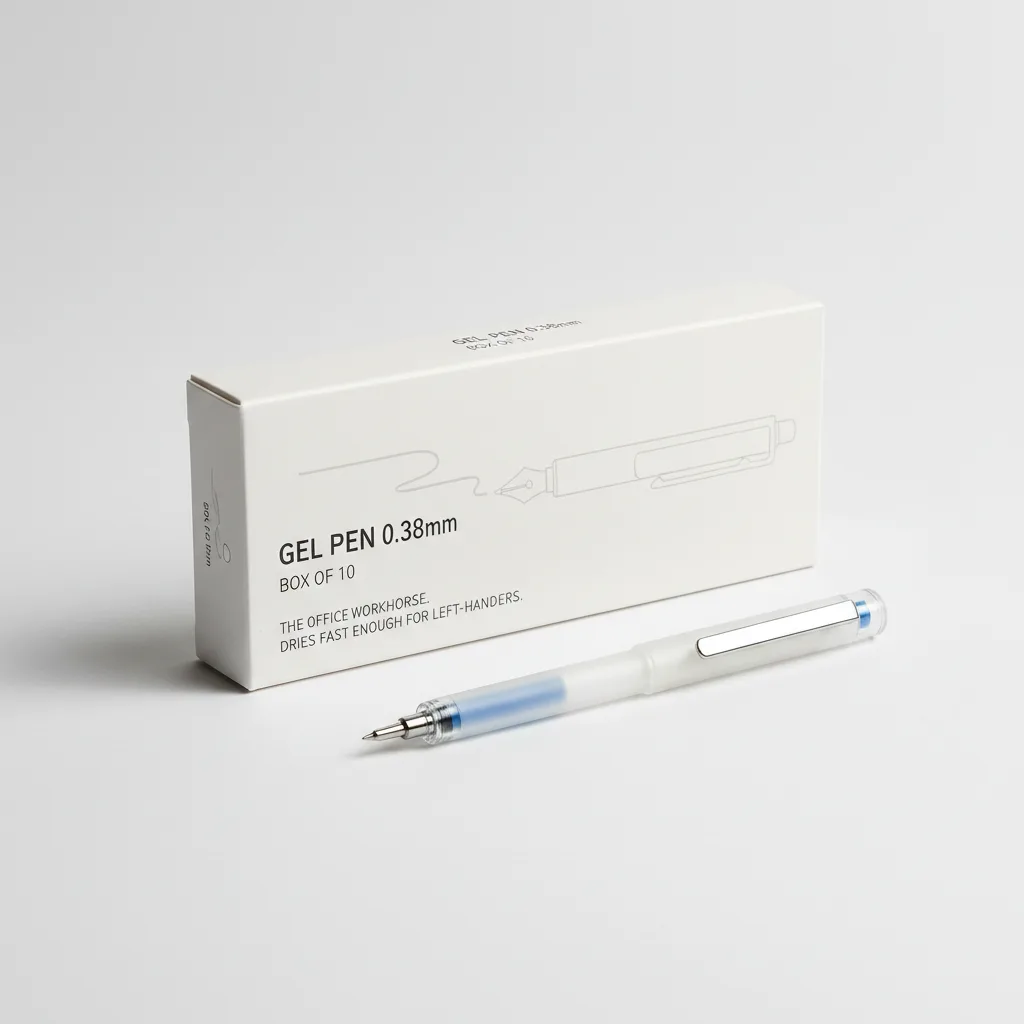 Gel Pen 0.38mm, box of 10