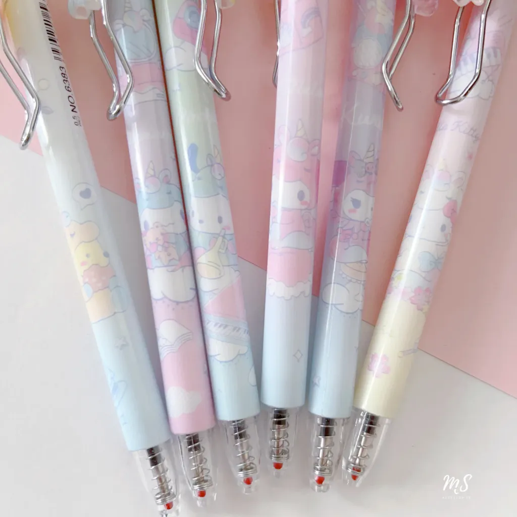 0.5mm Sanrio Mermaid Character Black Ink Gel Pens image 3