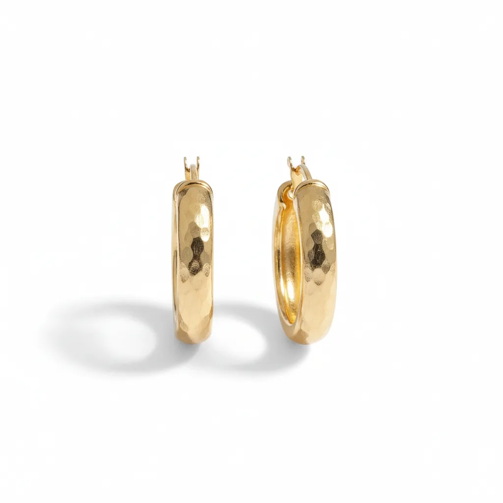 Chunky Hoop Earrings, 20mm