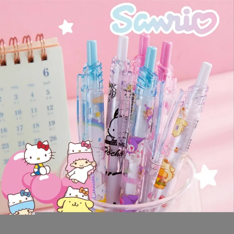 0.5mm Sanrio Characters Retractable Black Ink Gel Pens image 2