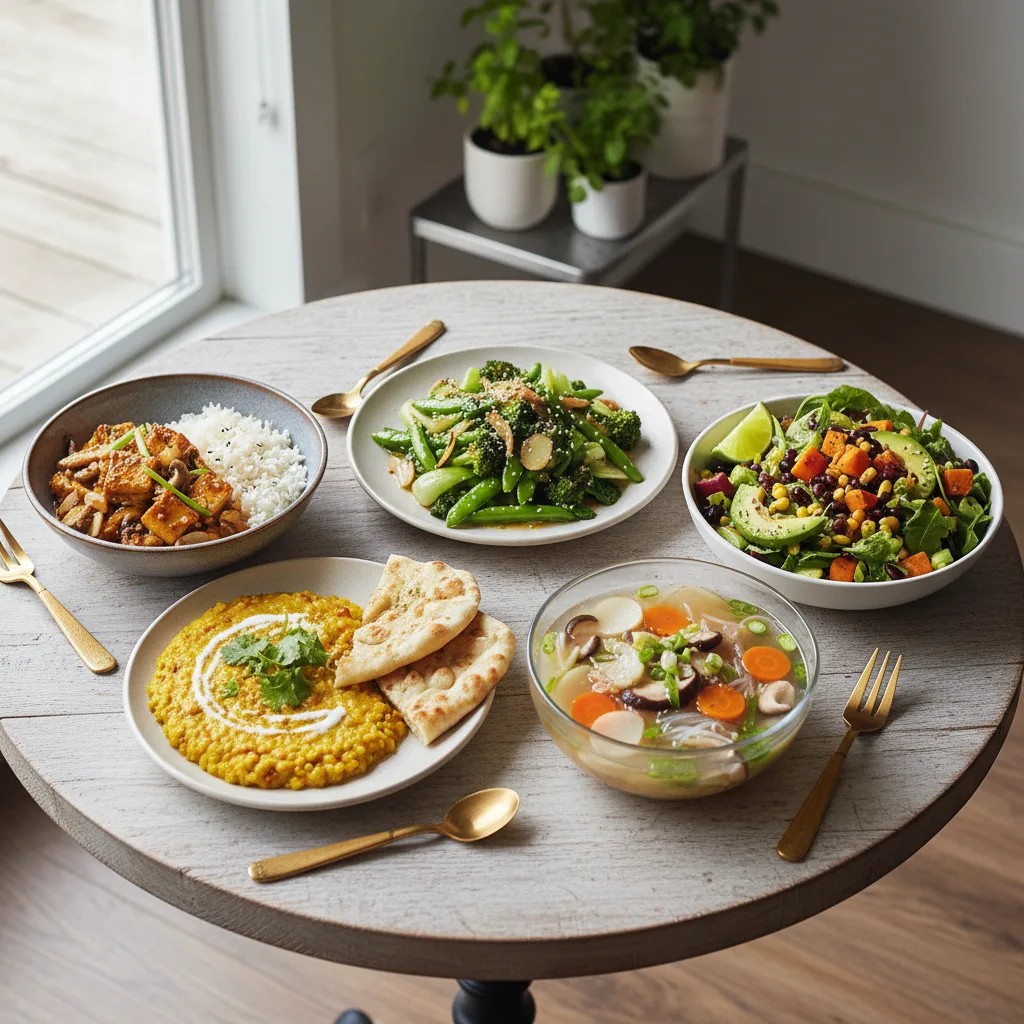 Vegetarian 5-Dinner Set
