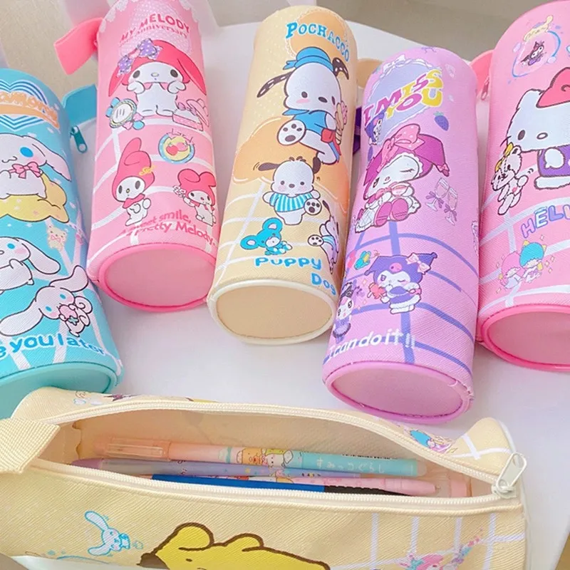 Sanrio Character Cylinder Pencil Cases