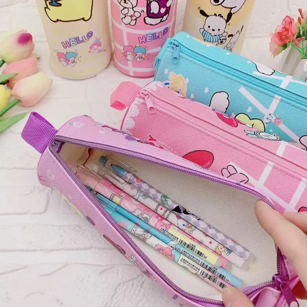 Sanrio Character Cylinder Pencil Cases image 2