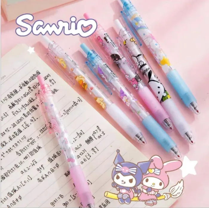 0.5mm Sanrio Characters Retractable Black Ink Gel Pens image 3