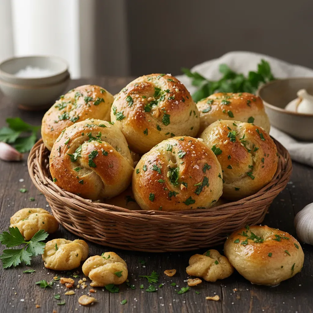Garlic Sourdough Knots (6)