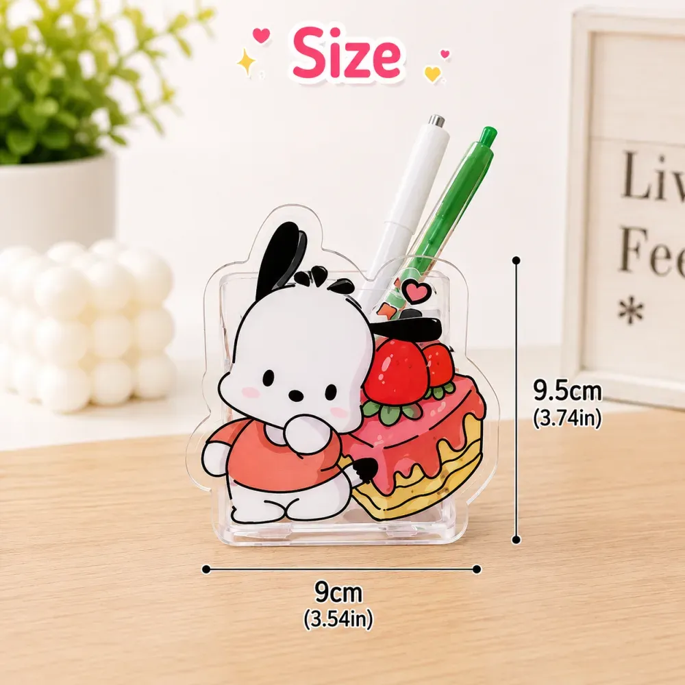 Sanrio Cute Character Acrylic Pen Holder image 2