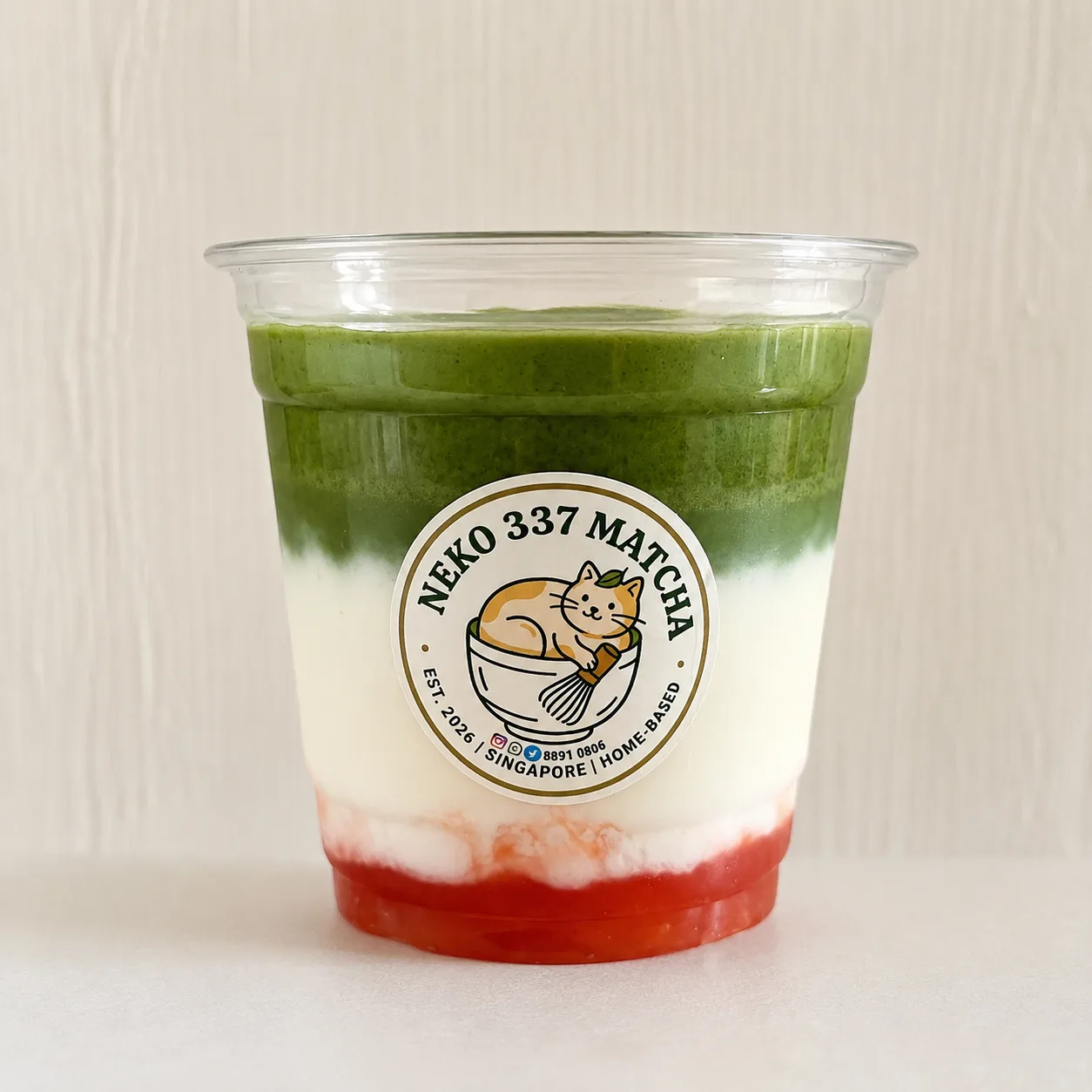 Strawberry Matcha Latte