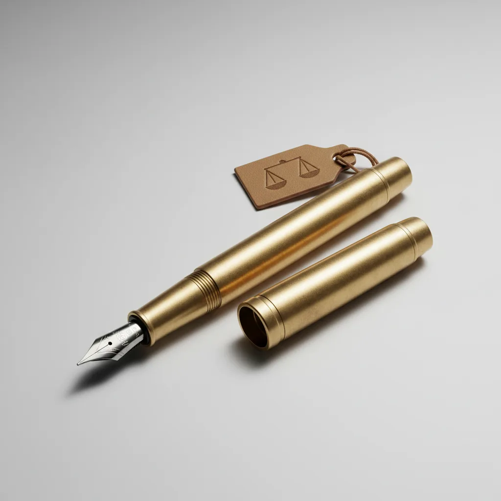 Brass Fountain Pen
