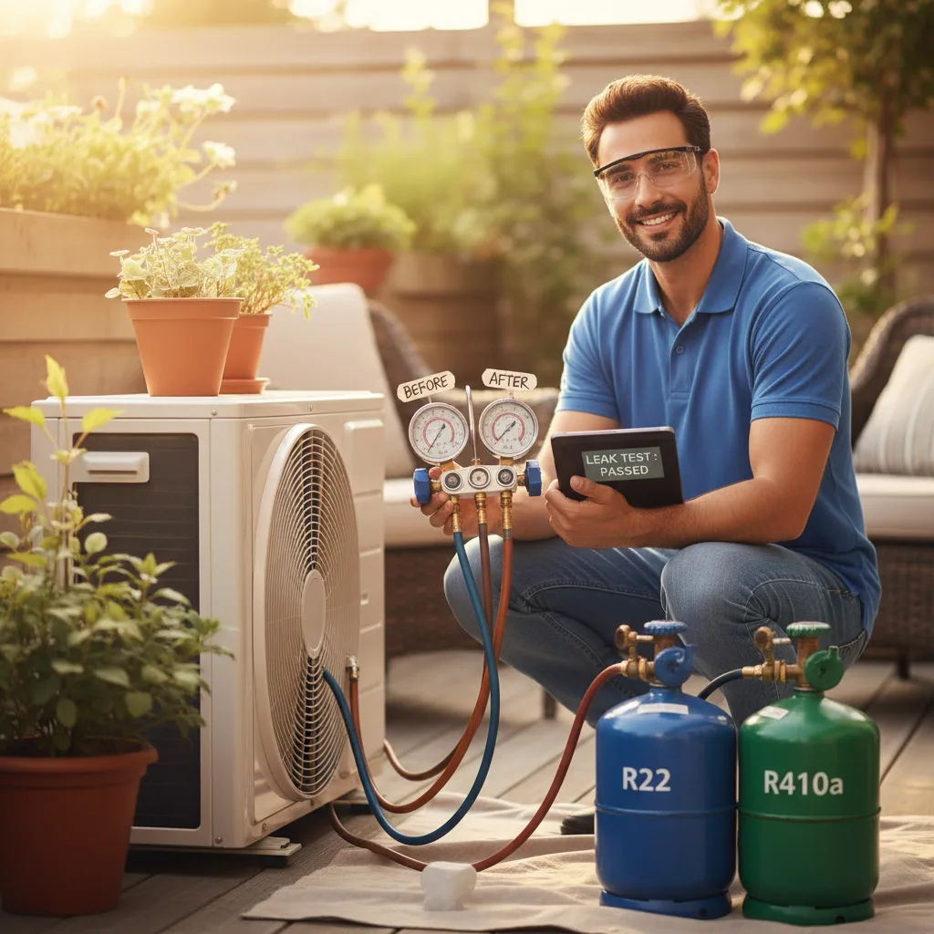Gas Top-Up (R22 / R410a)