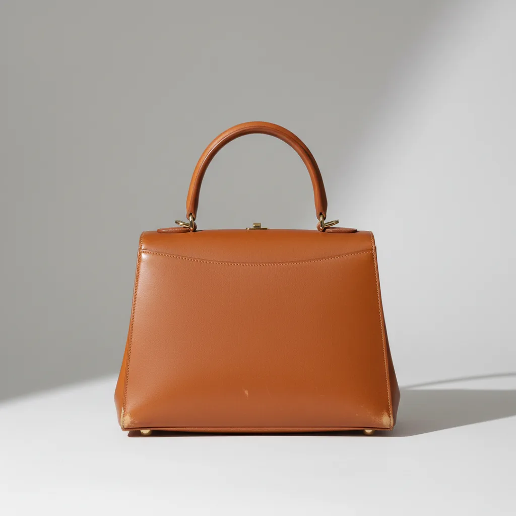 Structured Leather Handbag
