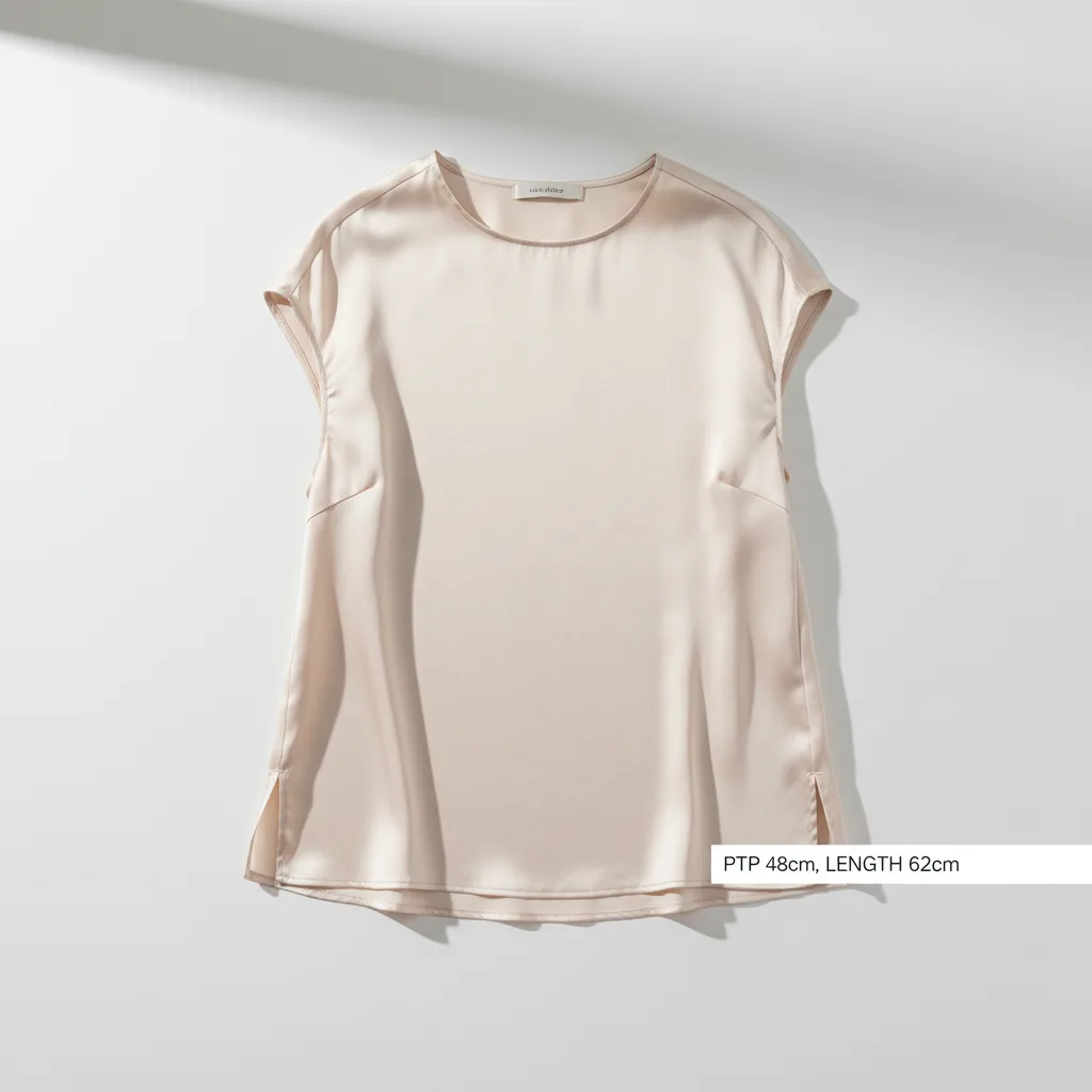 Silk Blouse, oyster
