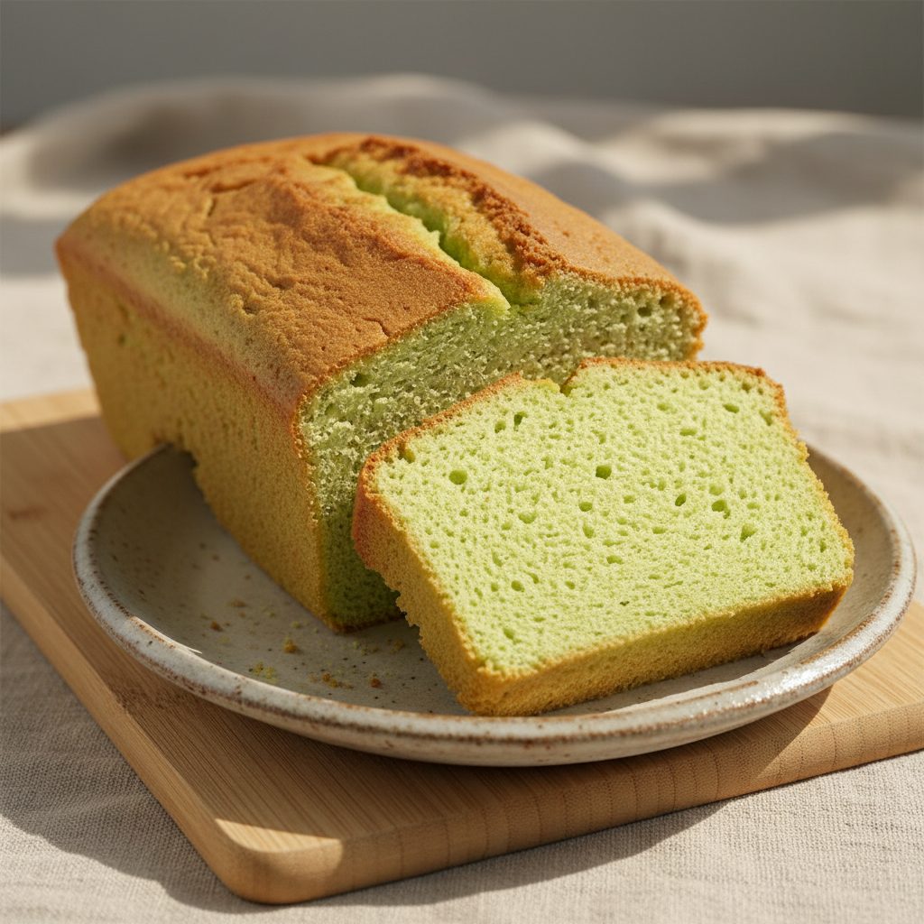 Pandan Chiffon Loaf